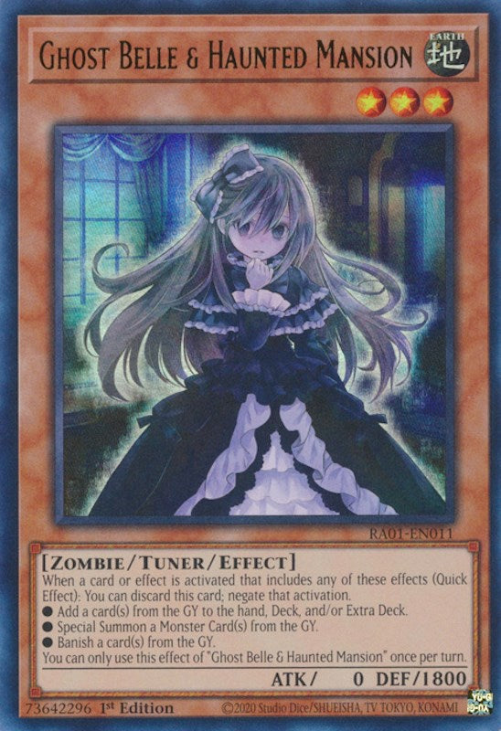 Ghost Belle & Haunted Mansion [RA01-EN011] Ultra Rare | Card Merchant Takapuna