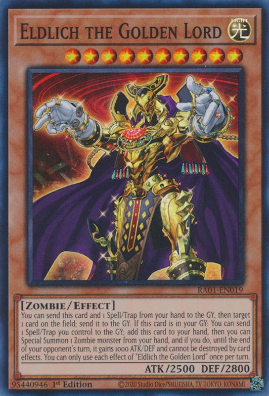 Eldlich the Golden Lord [RA01-EN019] Super Rare | Card Merchant Takapuna