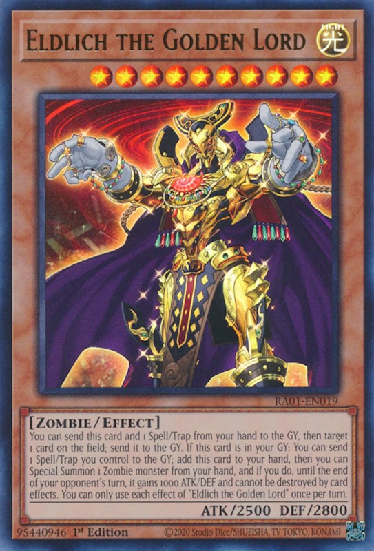 Eldlich the Golden Lord [RA01-EN019] Ultra Rare | Card Merchant Takapuna