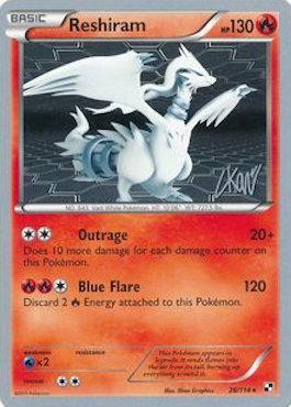 Reshiram (26/114) (Reshiphlosion - Christopher Kan) [World Championships 2011] | Card Merchant Takapuna