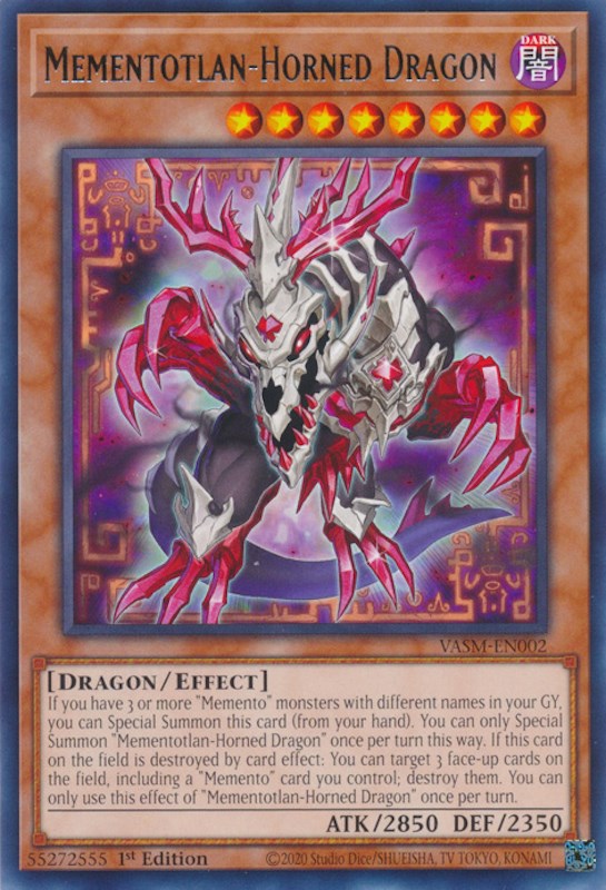 Mementotlan-Horned Dragon [VASM-EN002] Rare | Card Merchant Takapuna