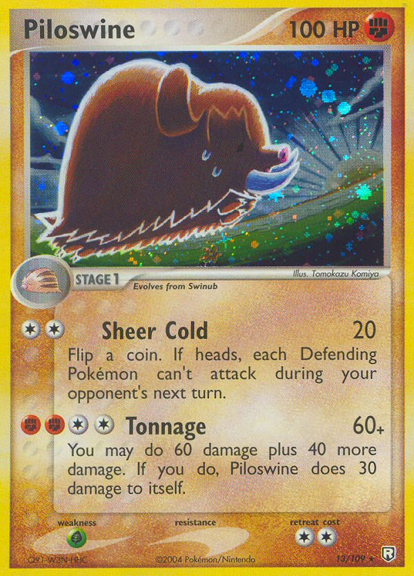 Piloswine (13/109) [EX: Team Rocket Returns] | Card Merchant Takapuna