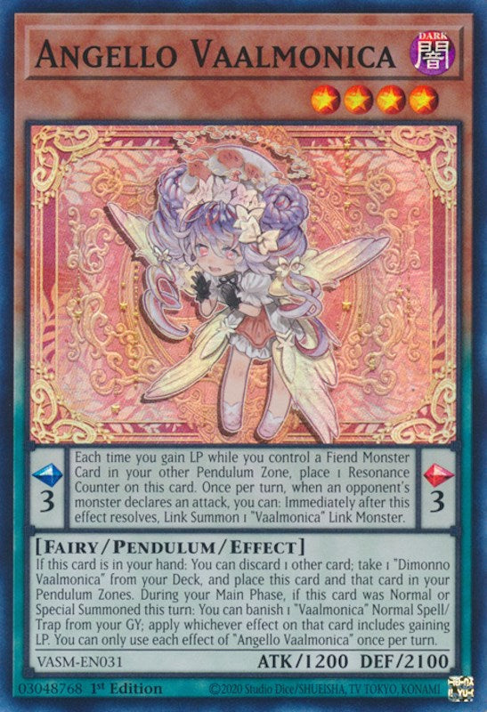 Angello Vaalmonica [VASM-EN031] Super Rare | Card Merchant Takapuna