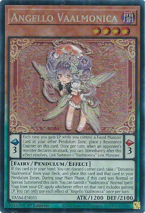 Angello Vaalmonica (CR) [VASM-EN031] Collector's Rare | Card Merchant Takapuna
