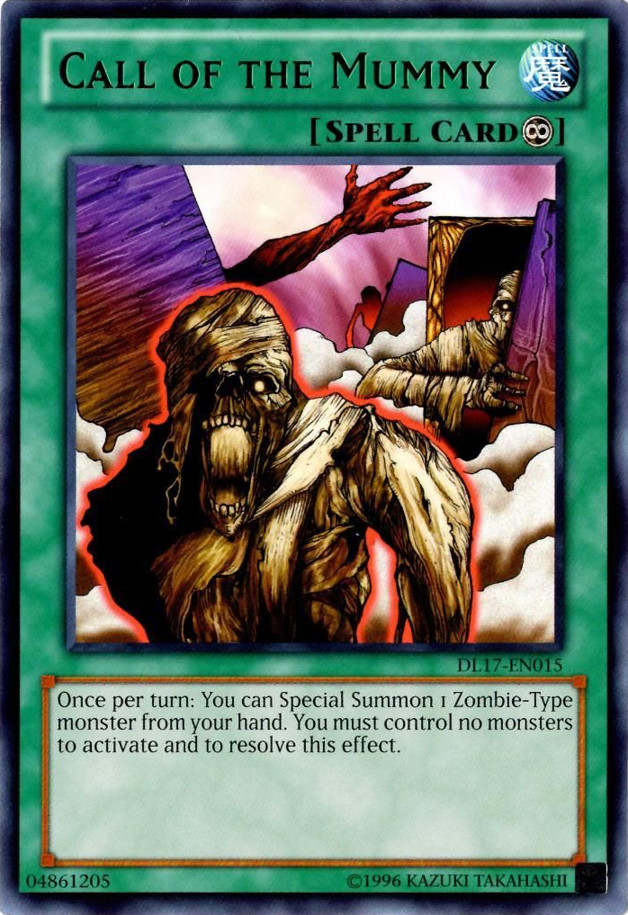 Call of the Mummy (Green) [DL17-EN015] Rare | Card Merchant Takapuna