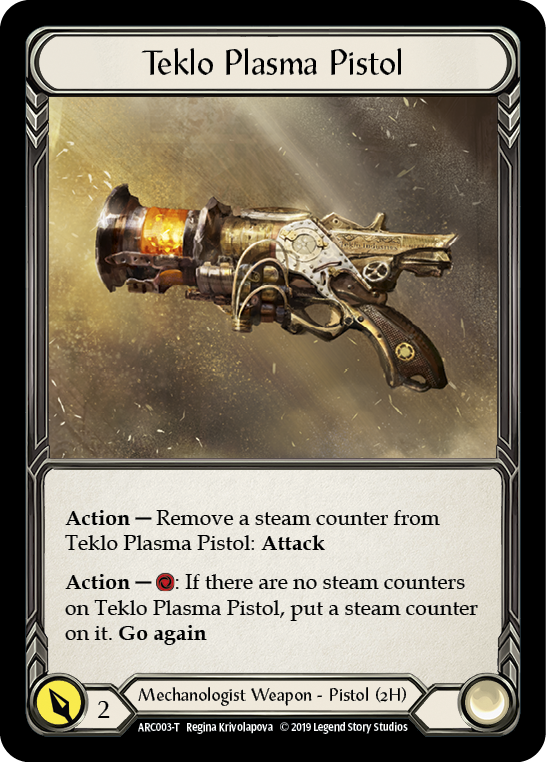 Teklo Plasma Pistol [ARC003-T] (Arcane Rising)  1st Edition Normal | Card Merchant Takapuna