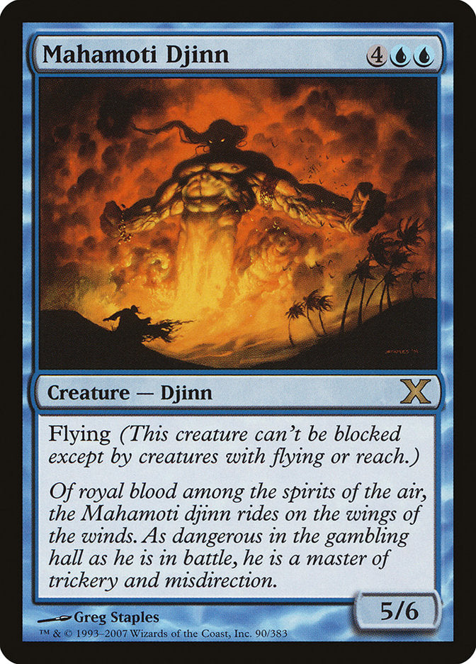 Mahamoti Djinn [Tenth Edition] | Card Merchant Takapuna