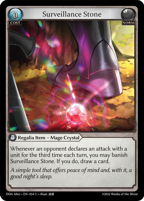 Surveillance Stone (054) [Dawn of Ashes: Alter Edition] | Card Merchant Takapuna