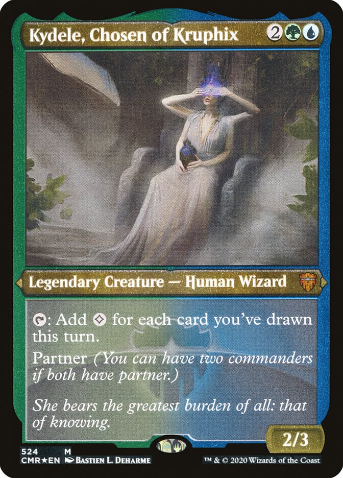 Kydele, Chosen of Kruphix (Etched) [Commander Legends] | Card Merchant Takapuna