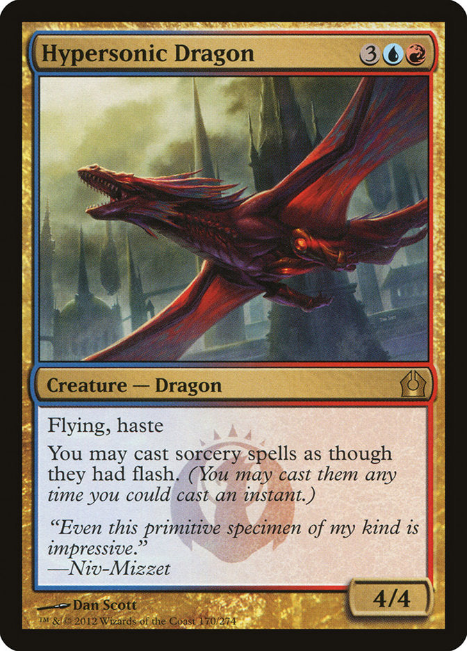 Hypersonic Dragon [Return to Ravnica] | Card Merchant Takapuna