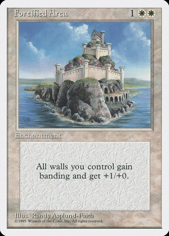 Fortified Area [Fourth Edition] | Card Merchant Takapuna