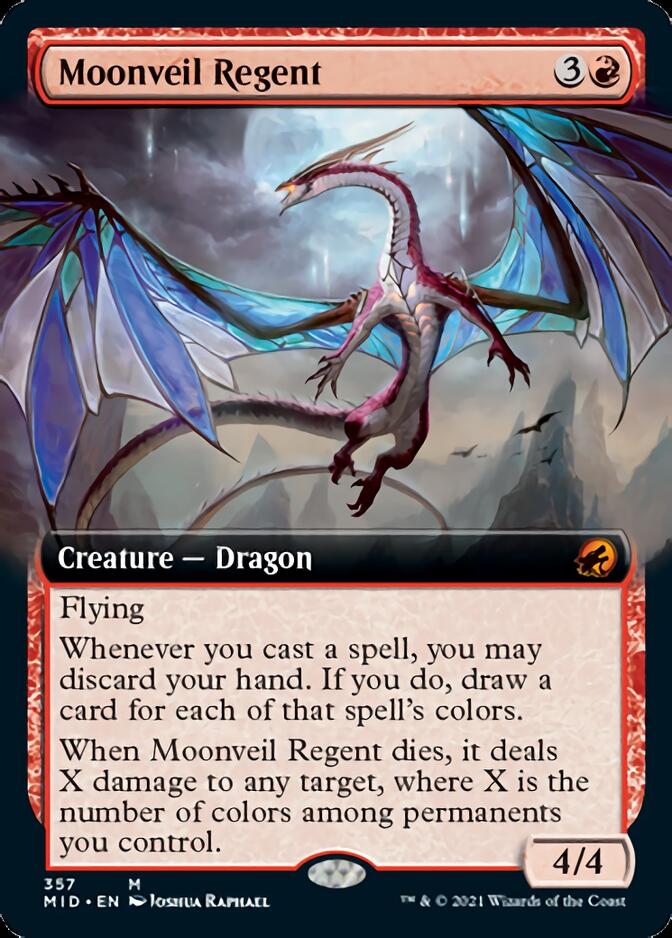 Moonveil Regent (Extended Art) [Innistrad: Midnight Hunt] | Card Merchant Takapuna