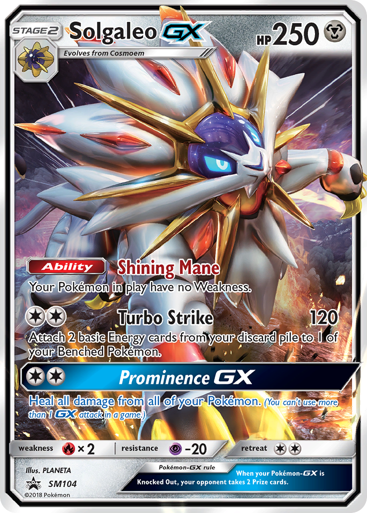 Solgaleo GX (SM104) [Sun & Moon: Black Star Promos] | Card Merchant Takapuna