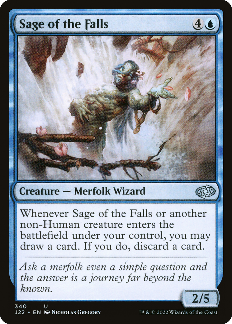 Sage of the Falls [Jumpstart 2022] | Card Merchant Takapuna