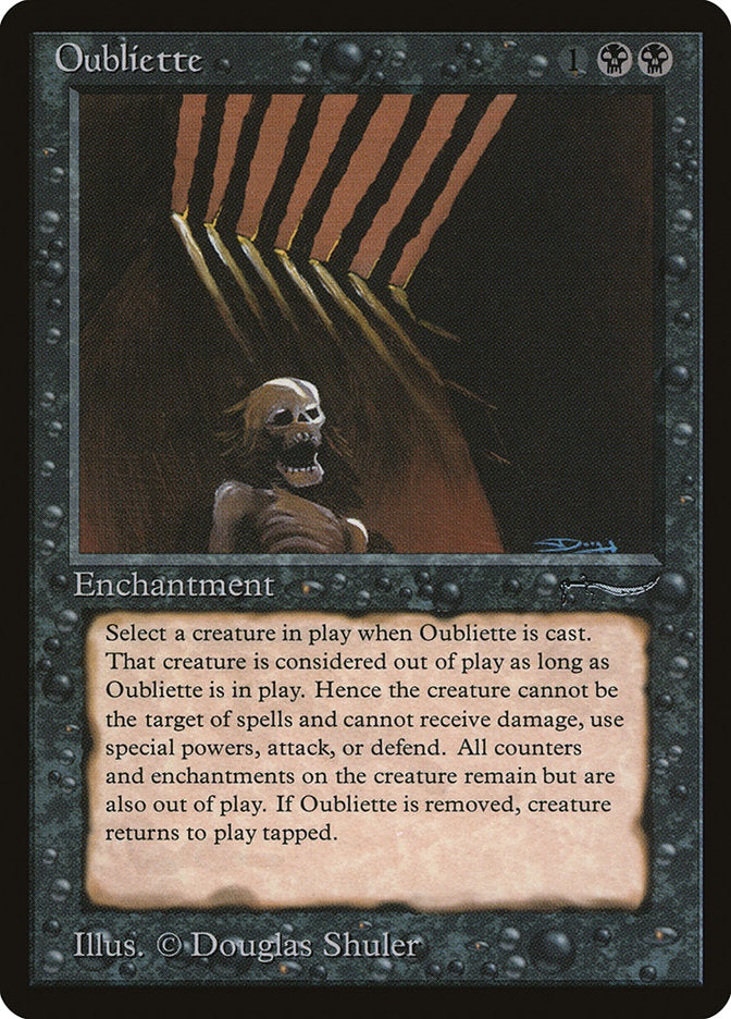 Oubliette (Dark Mana Cost) [Arabian Nights] | Card Merchant Takapuna