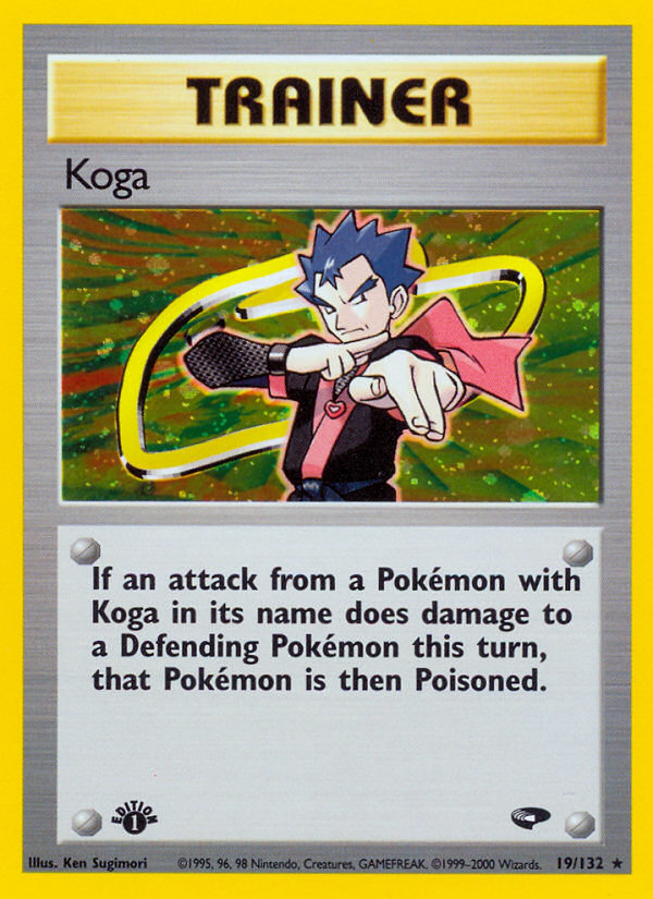 Koga (19/132) [Gym Challenge 1st Edition] | Card Merchant Takapuna