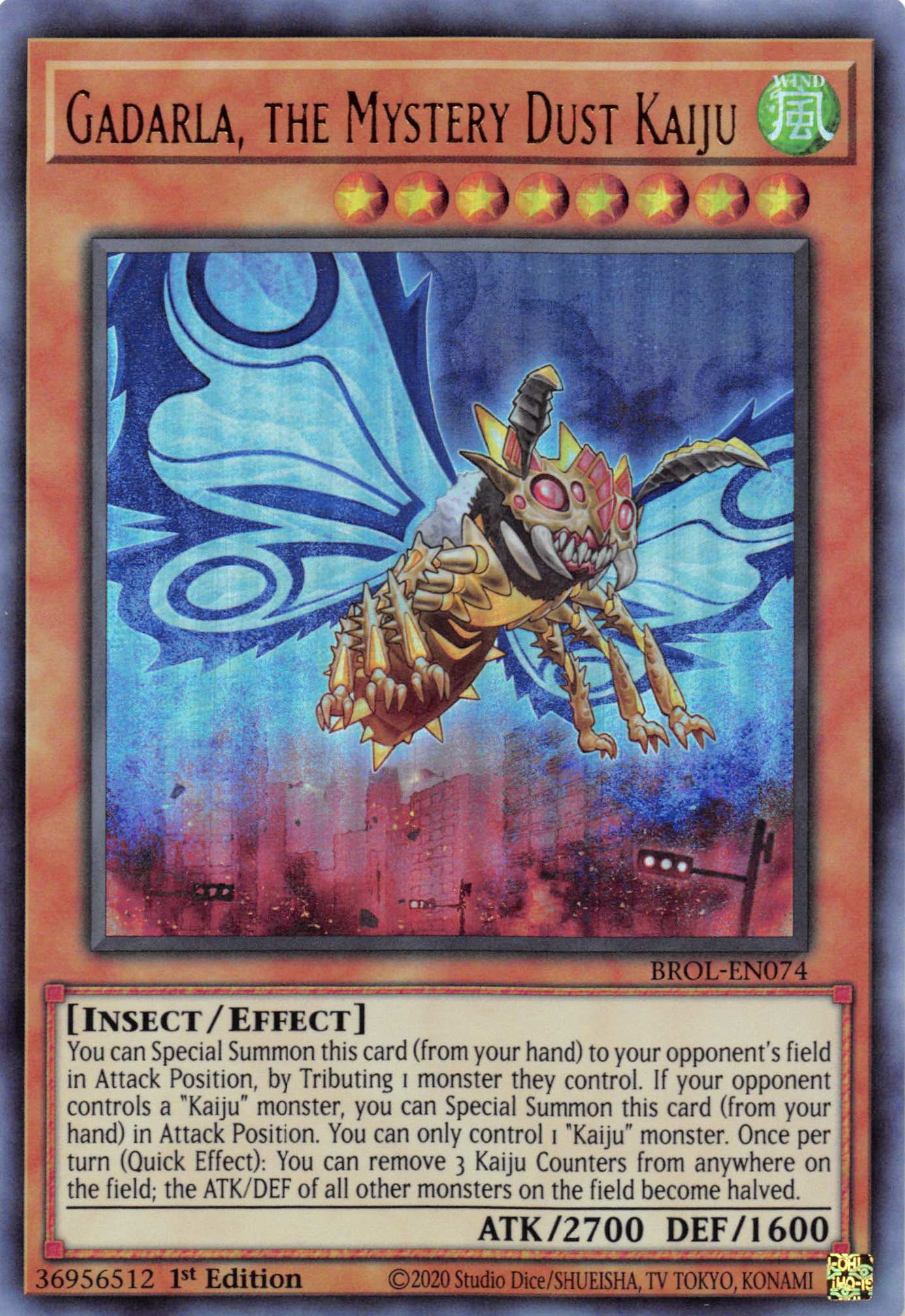 Gadarla, the Mystery Dust Kaiju [BROL-EN074] Ultra Rare | Card Merchant Takapuna