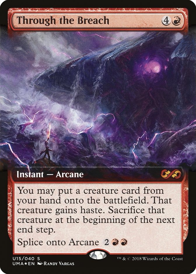 Through the Breach (Topper) [Ultimate Masters Box Topper] | Card Merchant Takapuna