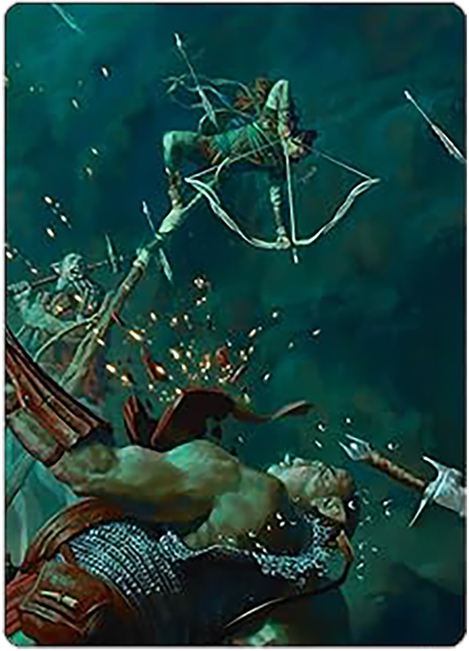 Legolas's Quick Reflexes Art Card [The Lord of the Rings: Tales of Middle-earth Art Series] | Card Merchant Takapuna