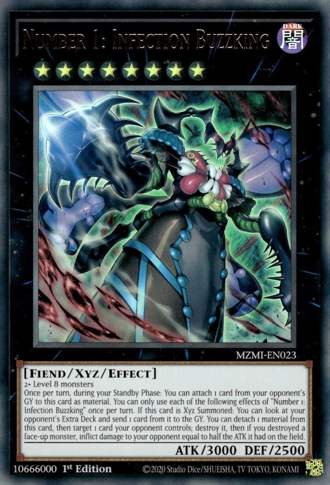 Number 1: Infection Buzzking [MZMI-EN023] Ultra Rare | Card Merchant Takapuna