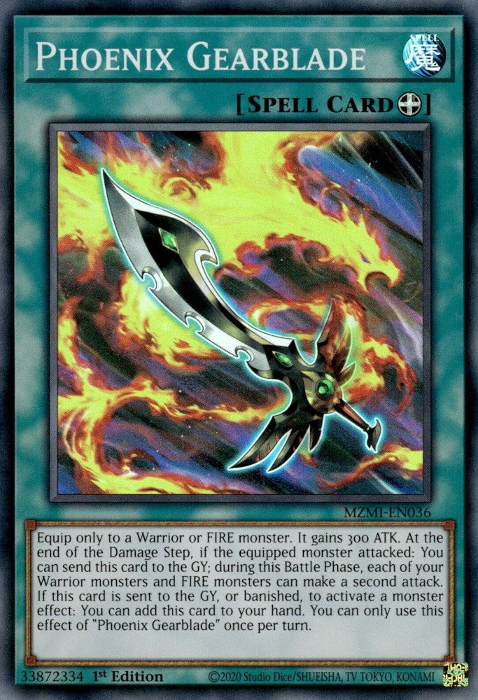Phoenix Gearblade [MZMI-EN036] Super Rare | Card Merchant Takapuna
