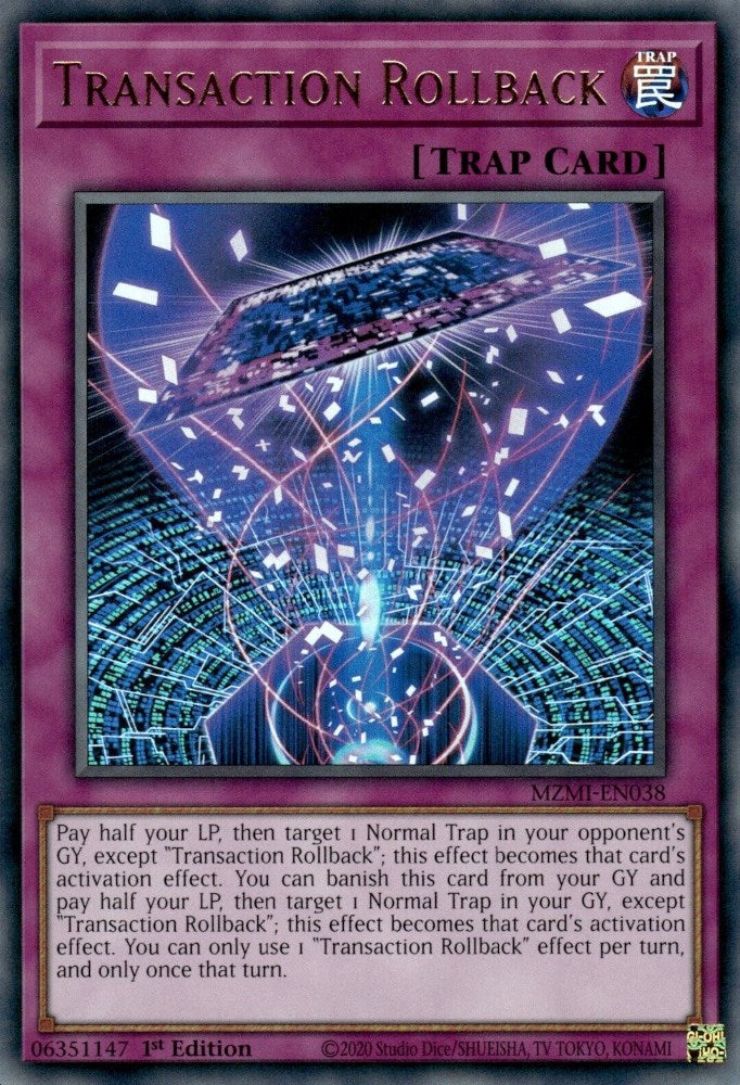 Transaction Rollback [MZMI-EN038] Ultra Rare | Card Merchant Takapuna