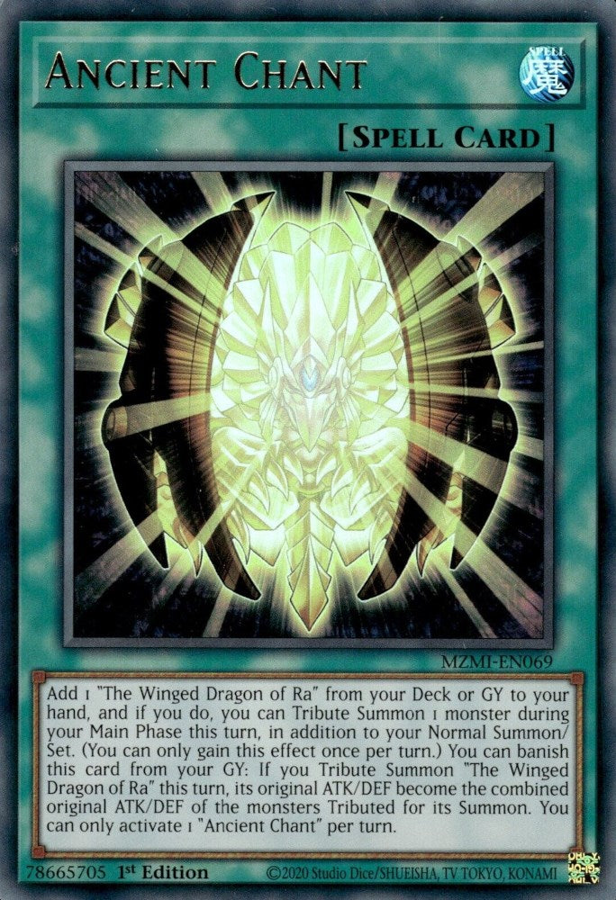 Ancient Chant [MZMI-EN069] Ultra Rare | Card Merchant Takapuna