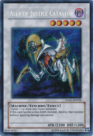 Ally of Justice Catastor [HA01-EN026] Secret Rare | Card Merchant Takapuna