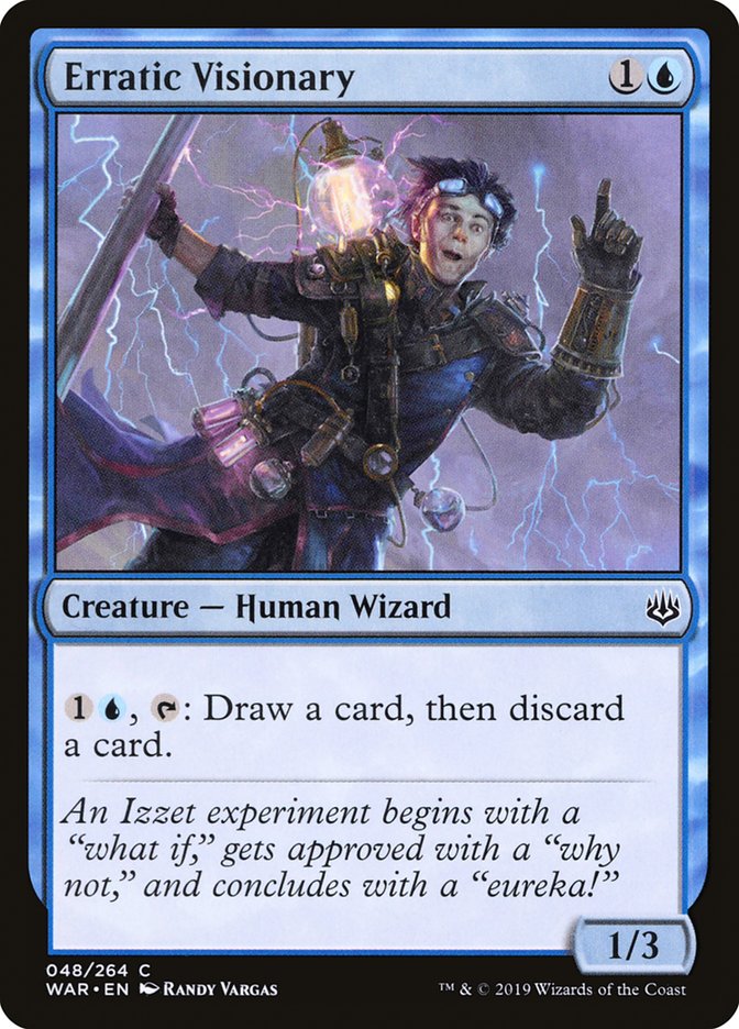 Erratic Visionary [War of the Spark] | Card Merchant Takapuna