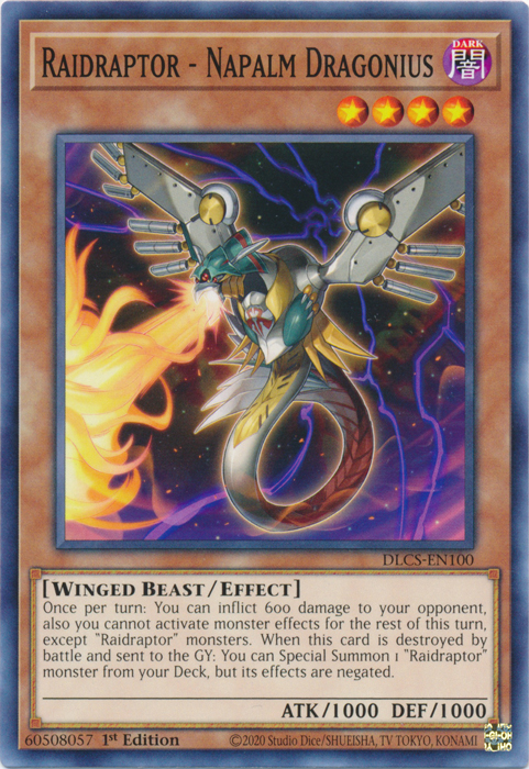 Raidraptor - Napalm Dragonius [DLCS-EN100] Common | Card Merchant Takapuna
