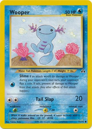 Wooper (71/75) [Neo Discovery Unlimited] | Card Merchant Takapuna