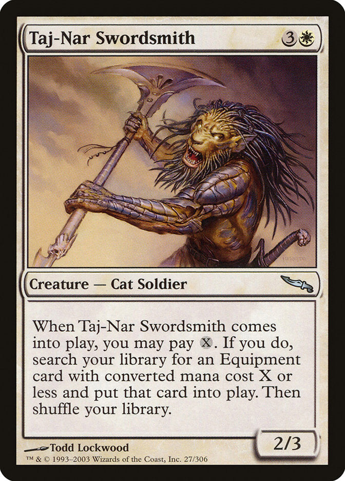 Taj-Nar Swordsmith [Mirrodin] | Card Merchant Takapuna