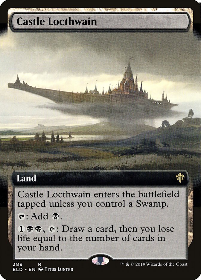 Castle Locthwain (Extended Art) [Throne of Eldraine] | Card Merchant Takapuna