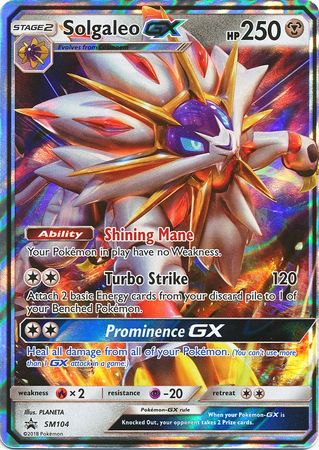 Solgaleo GX (SM104) (Jumbo Card) [Sun & Moon: Black Star Promos] | Card Merchant Takapuna