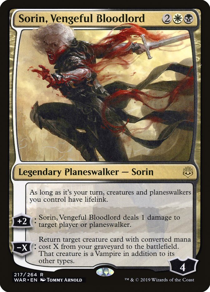 Sorin, Vengeful Bloodlord [War of the Spark] | Card Merchant Takapuna