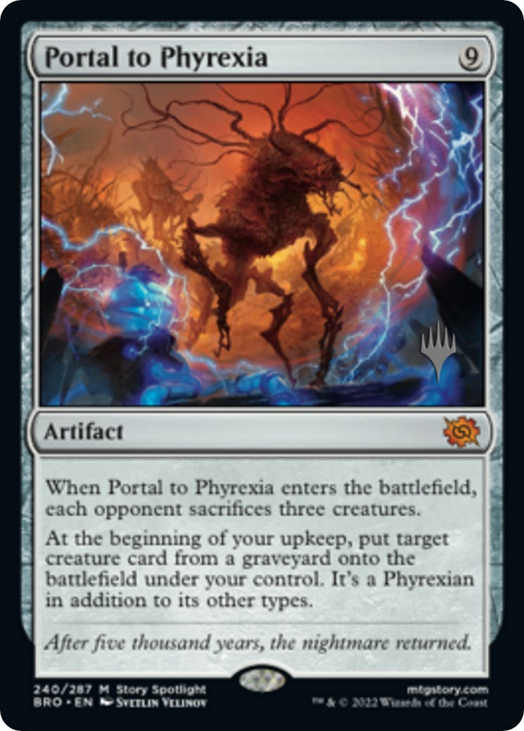 Portal to Phyrexia (Promo Pack) [The Brothers' War Promos] | Card Merchant Takapuna
