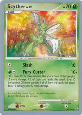 Scyther LV.12 (46/100) (Intimidation - Tristan Robinson) [World Championships 2008] | Card Merchant Takapuna