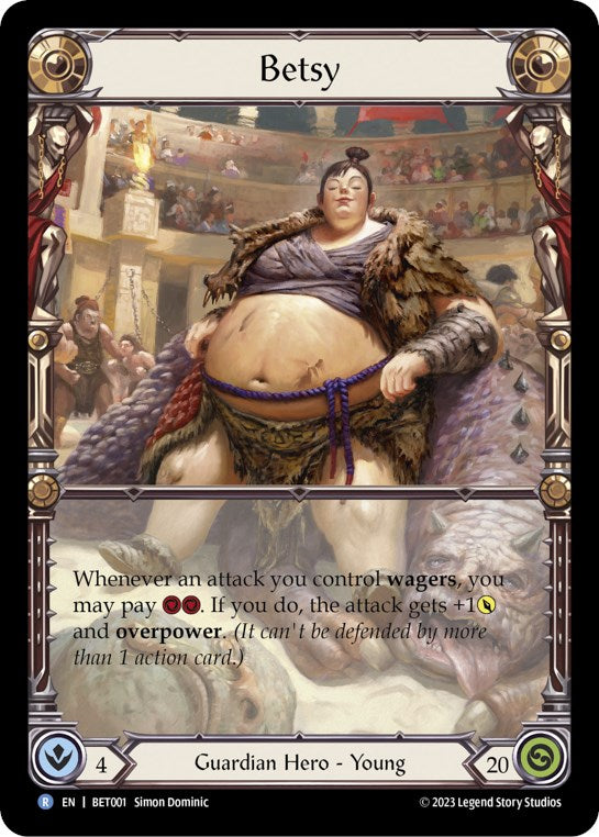 Betsy [BET001] (Heavy Hitters Betsy Blitz Deck)  Rainbow Foil | Card Merchant Takapuna