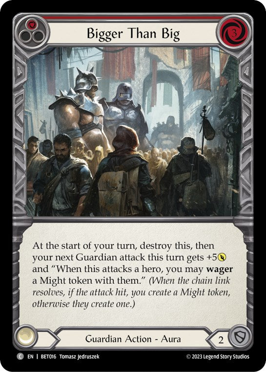 Bigger Than Big (Red) [BET016] (Heavy Hitters Betsy Blitz Deck) | Card Merchant Takapuna