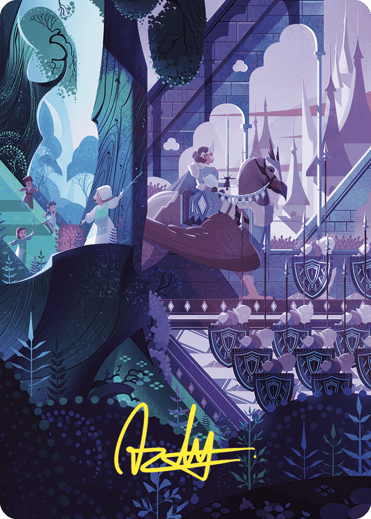 As Foretold Art Card (Gold-Stamped Signature) [Wilds of Eldraine Art Series] | Card Merchant Takapuna