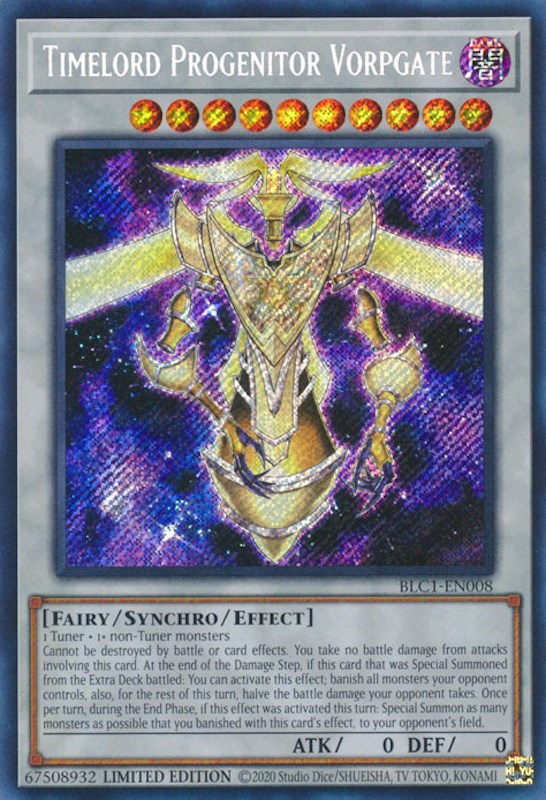 Timelord Progenitor Vorpgate [BLC1-EN008] Secret Rare | Card Merchant Takapuna