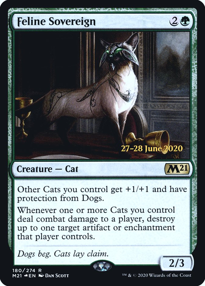 Feline Sovereign [Core Set 2021 Prerelease Promos] | Card Merchant Takapuna