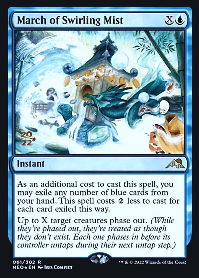 March of Swirling Mist [Kamigawa: Neon Dynasty Prerelease Promos] | Card Merchant Takapuna