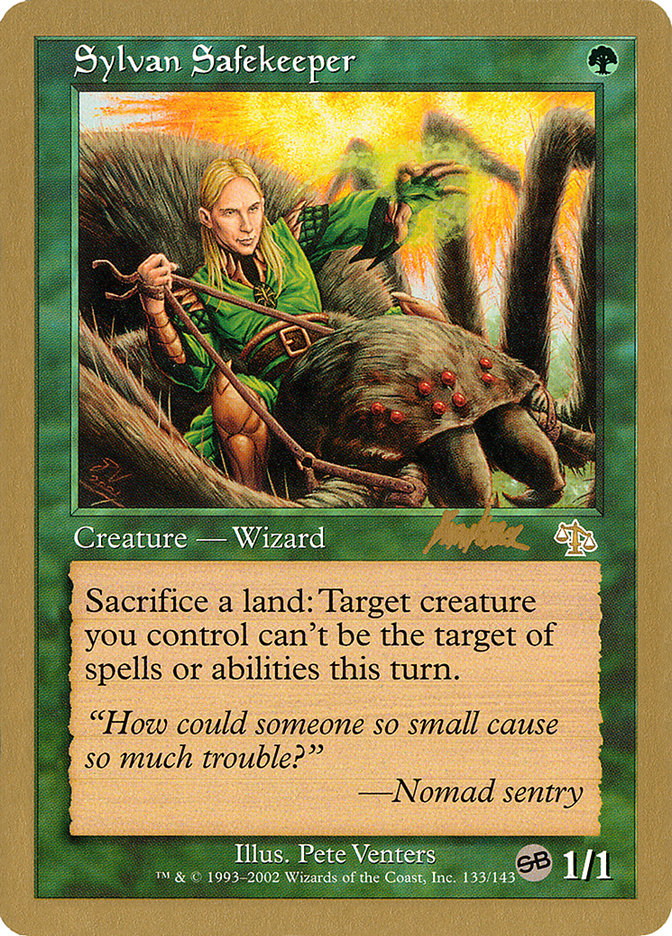 Sylvan Safekeeper (Brian Kibler) (SB) [World Championship Decks 2002] | Card Merchant Takapuna