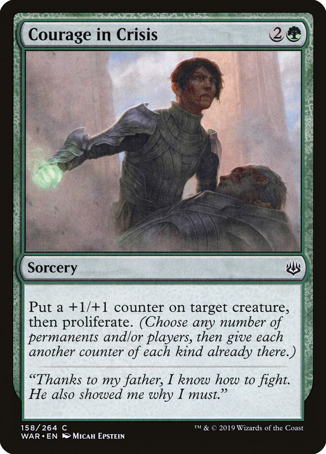 Courage in Crisis [War of the Spark] | Card Merchant Takapuna