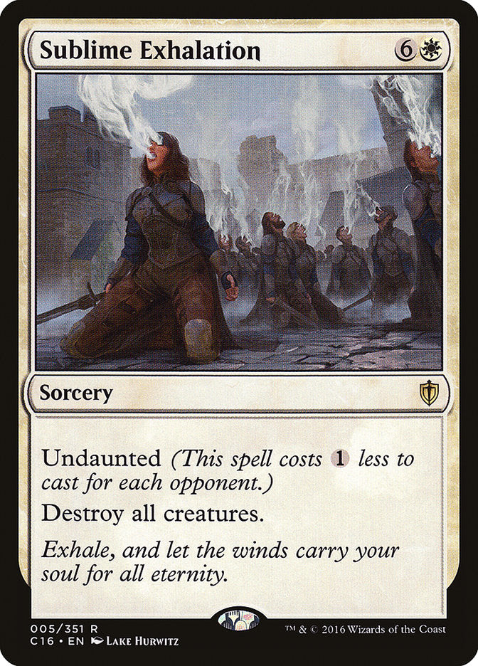 Sublime Exhalation [Commander 2016] | Card Merchant Takapuna
