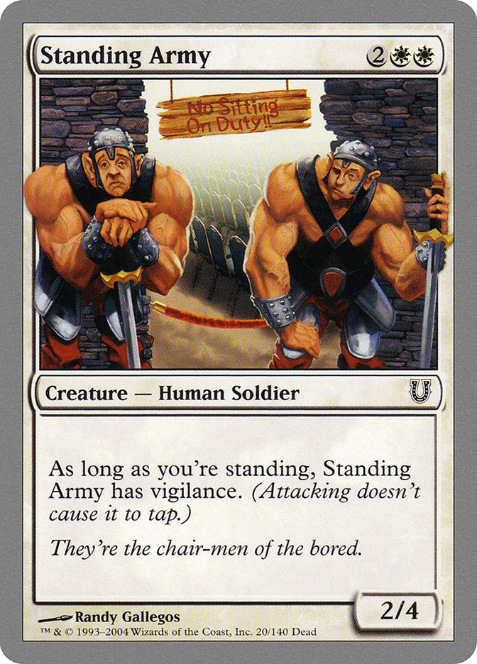 Standing Army [Unhinged] | Card Merchant Takapuna