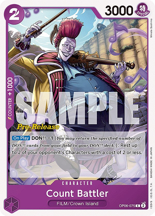 Count Battler [Wings of the Captain Pre-Release Cards] | Card Merchant Takapuna