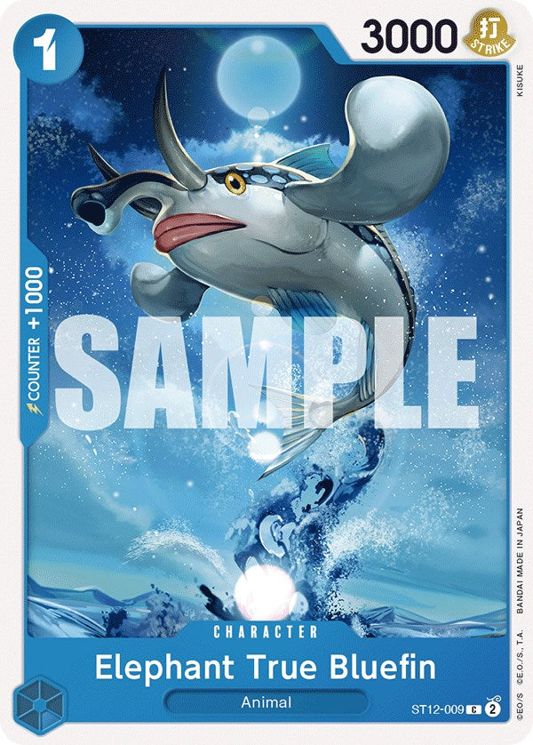 Elephant True Bluefin [Starter Deck: Zoro and Sanji] | Card Merchant Takapuna