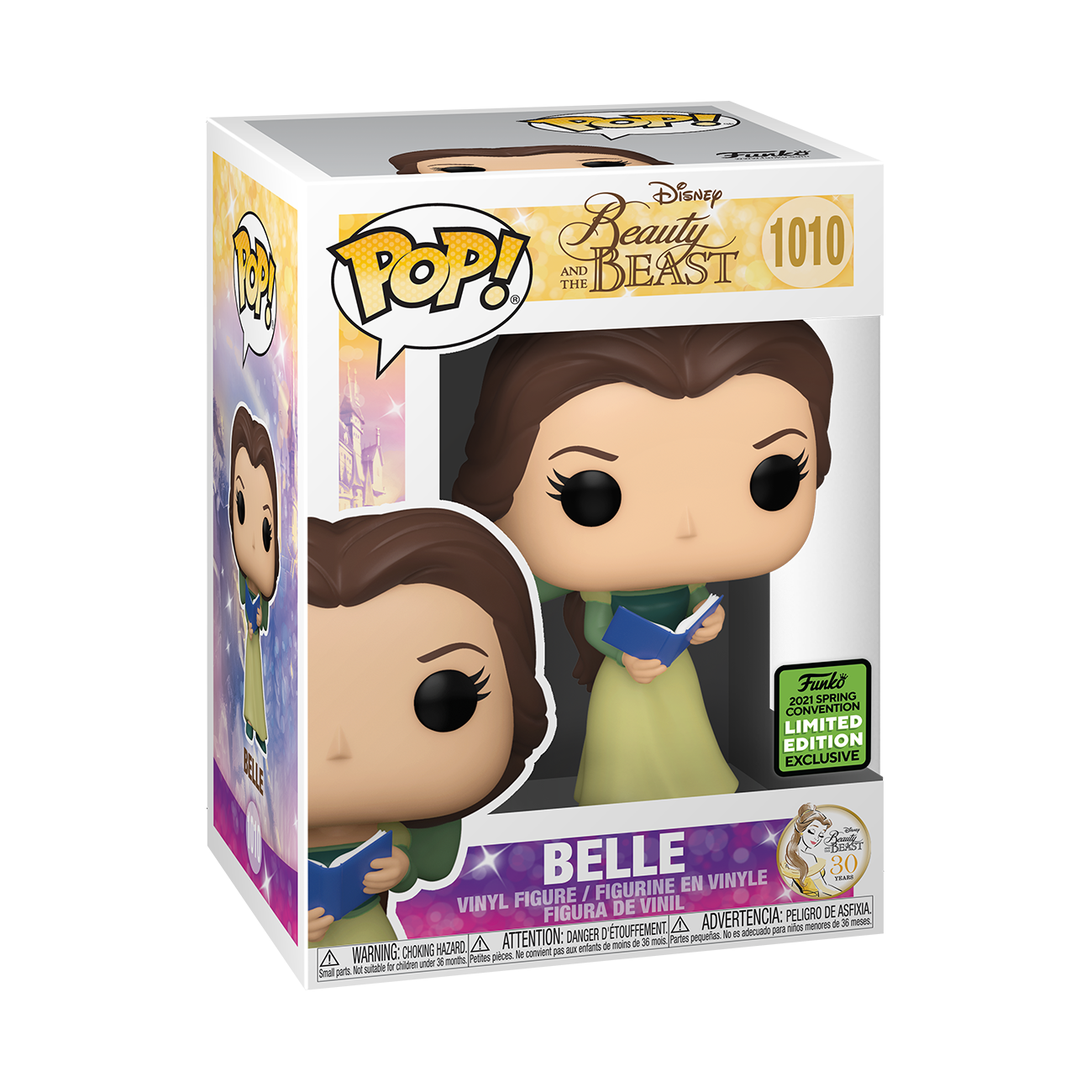Beauty and the Beast - Belle Green Dress w/Book 30th Pop! 1010 EC21 | Card Merchant Takapuna